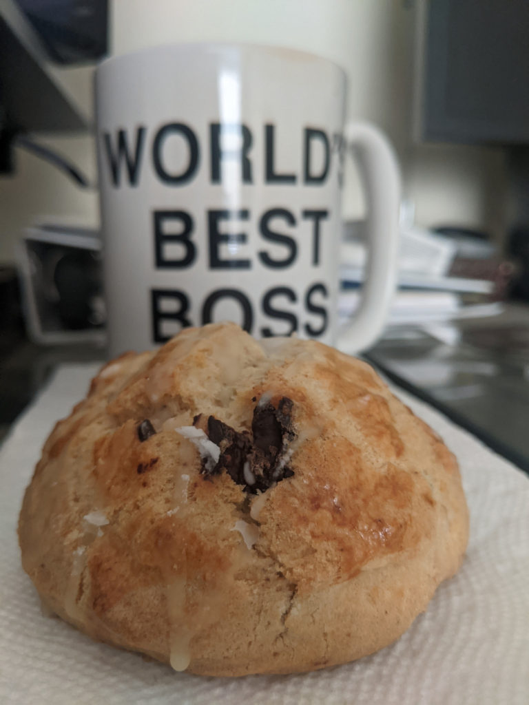 Coffee and scone